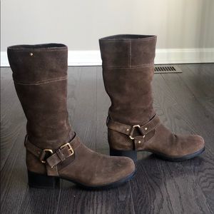 Prada suede boots
